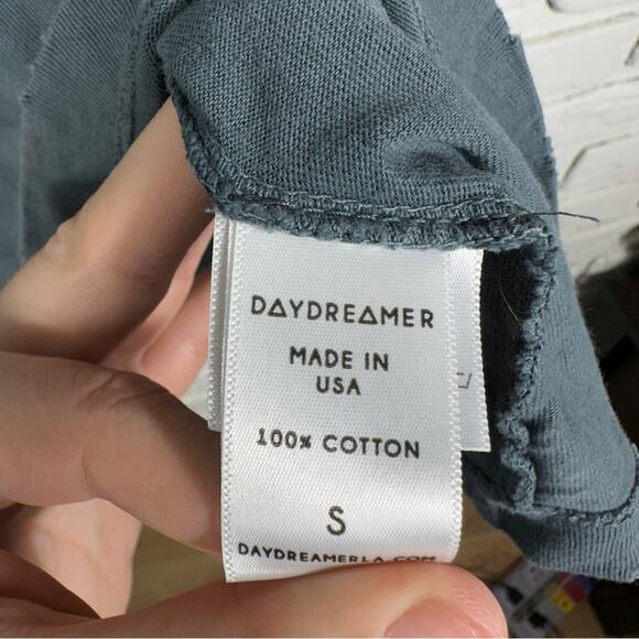 Daydreamer AC/DC For Those About to Rock Long Sleeve Top in Vintage Black Small - Picture 6 of 9